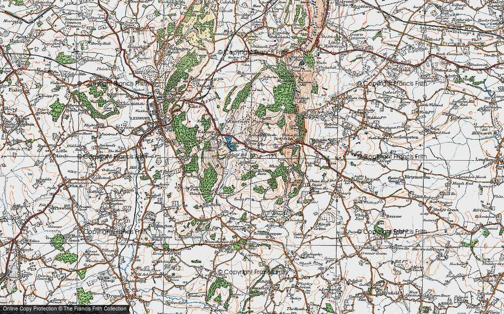 Old Map of Wayend Street, 1920 in 1920