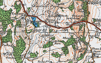 Old map of Wayend Street in 1920