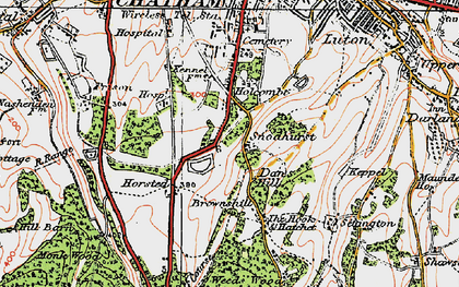 Old map of Wayfield in 1921