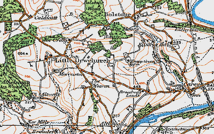 Old map of Weaven, The in 1919