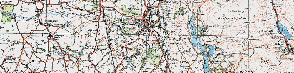 Old map of Weld Bank in 1924