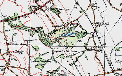 Old map of Well in 1923