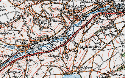 Old map of Wellhouse in 1925