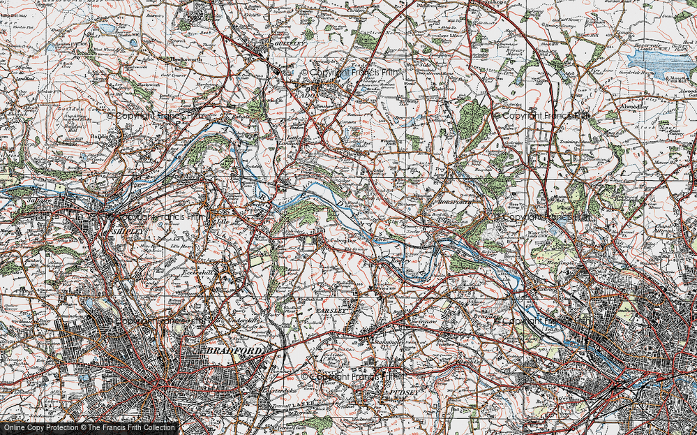 Old Map of Wellroyd, 1925 in 1925