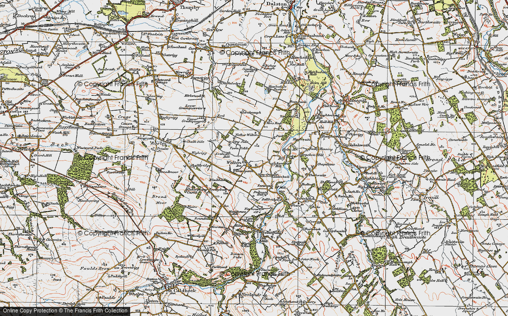 Old Map of Welton, 1925 in 1925