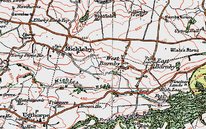 Old map of Alder Park in 1925