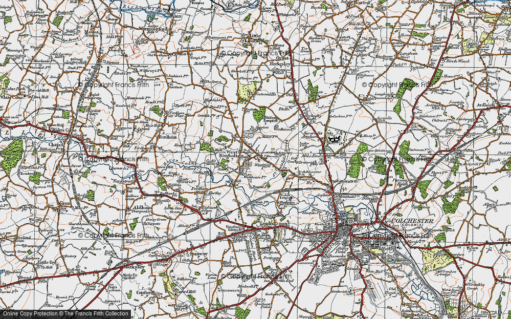 West Bergholt, 1921