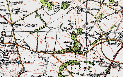 Old map of Wurt Pit in 1919