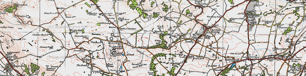 Old map of Wurt Pit in 1919