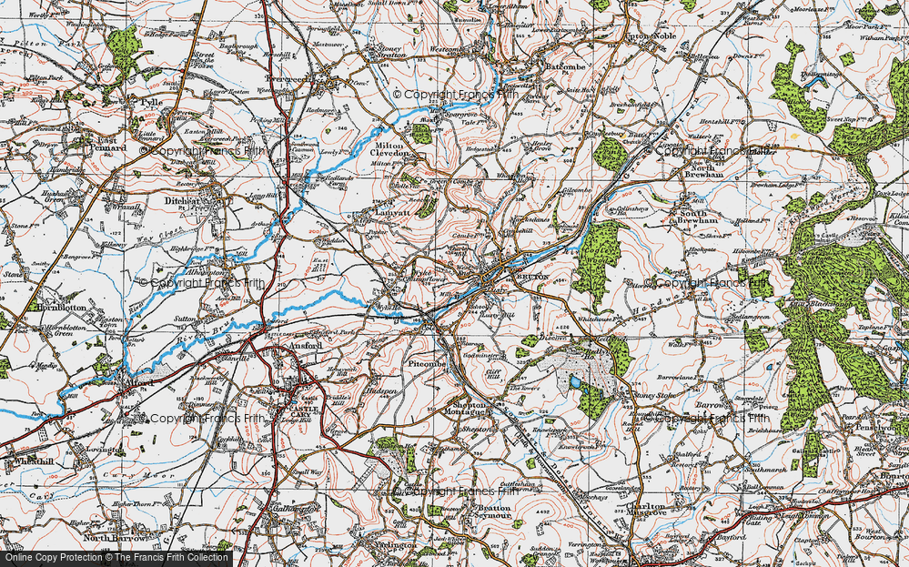 Old Map of West End, 1919 in 1919