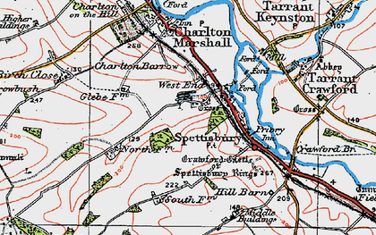 Old map of West End in 1919