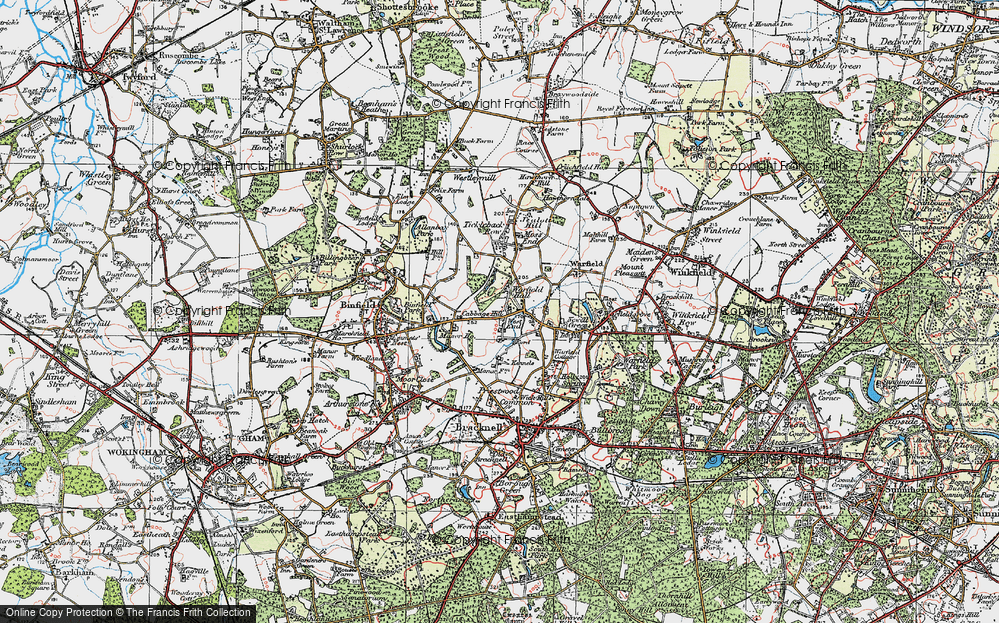 Old Map of West End, 1919 in 1919