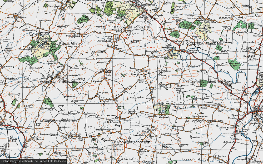 Old Map of West End, 1919 in 1919