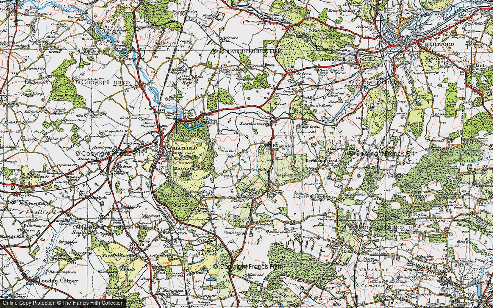 Old Map of West End, 1920 in 1920