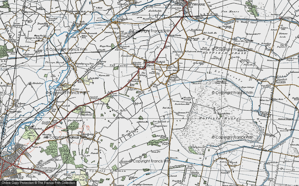 Old Map of West End, 1923 in 1923