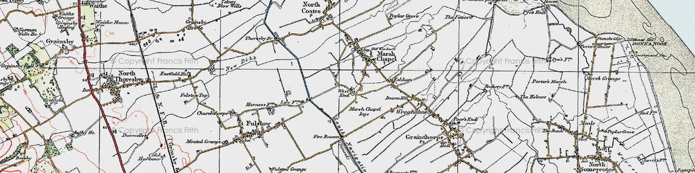 Old map of West End in 1923
