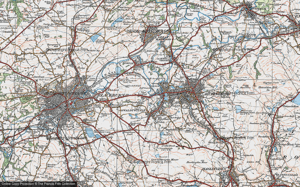 Old Map of West End, 1924 in 1924