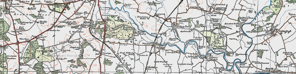 Old map of West End in 1924