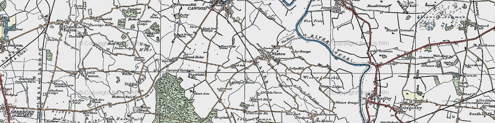 Old map of West End in 1924