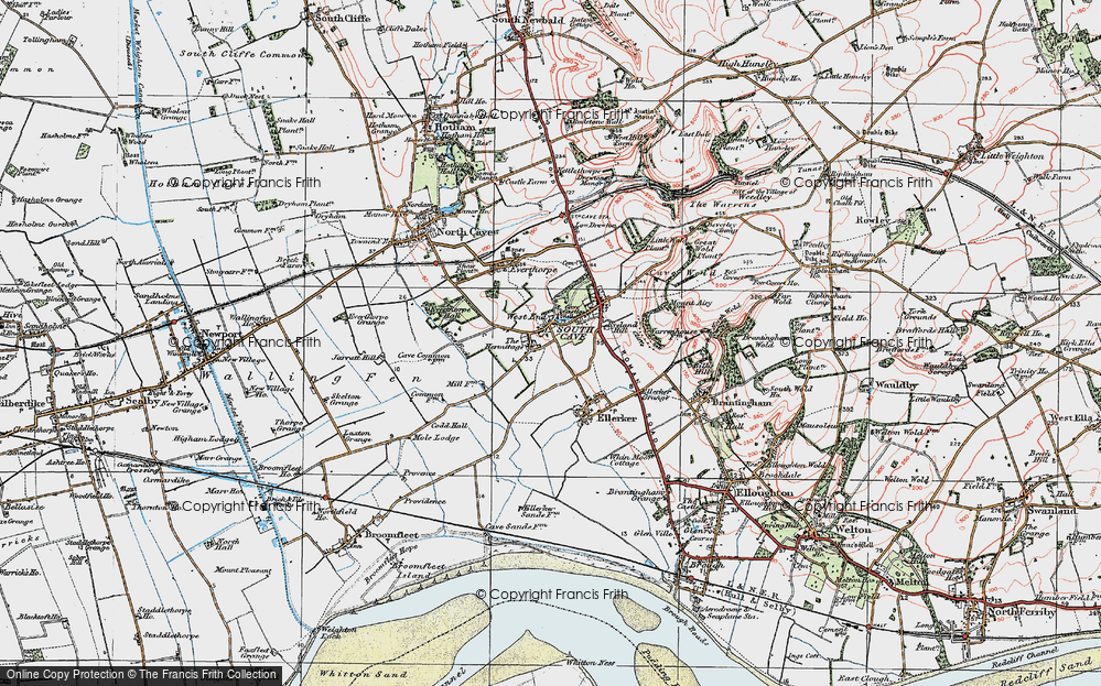 Old Map of West End, 1924 in 1924