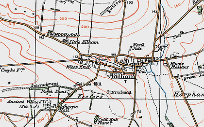 Old map of West End in 1924