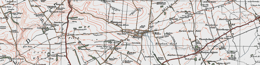 Old map of West End in 1924