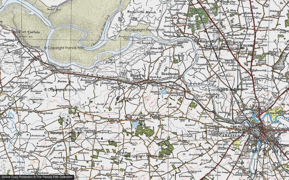 Old Map of West End, 1925 in 1925
