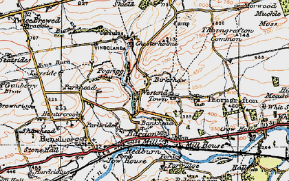 Old map of West End Town in 1925