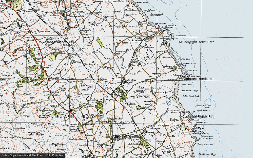 Old Map of Historic Map covering Hill Crest in 1926