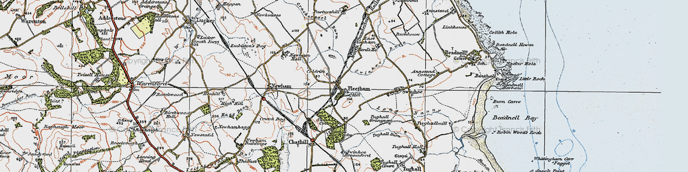 Old map of Hill Crest in 1926