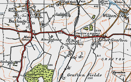 Old map of West Grafton in 1919