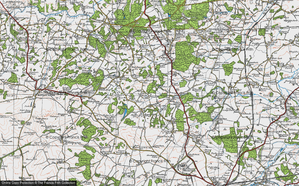 Old Map of West Heath, 1919 in 1919