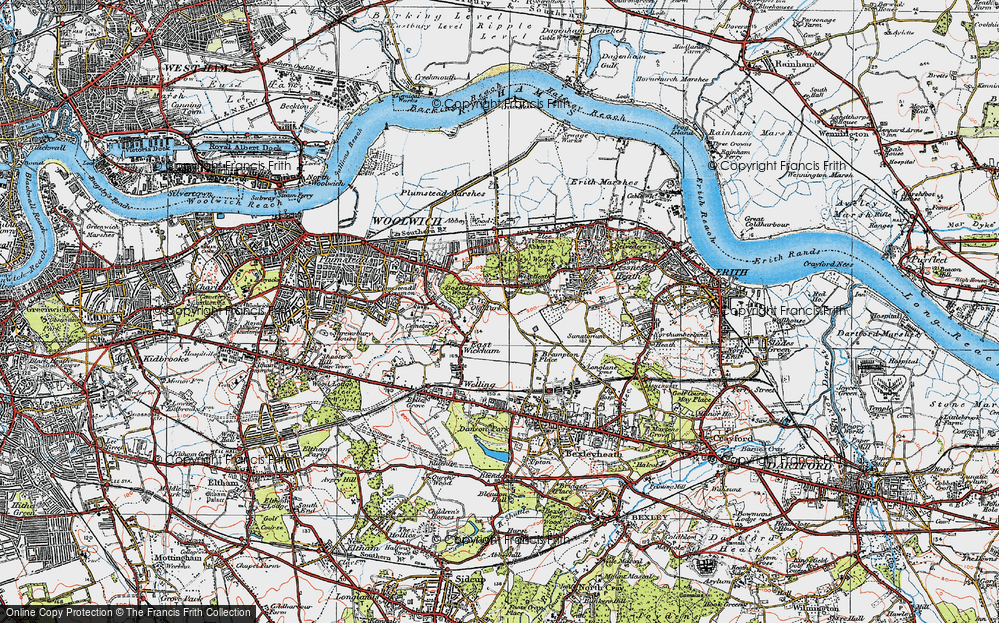 Old Map of West Heath, 1920 in 1920