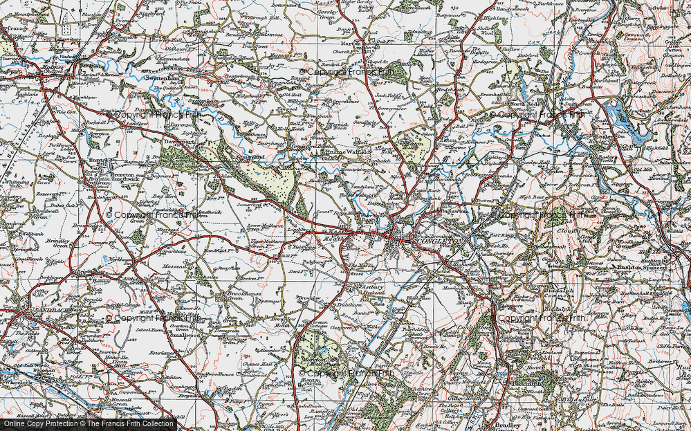 Old Map of West Heath, 1923 in 1923