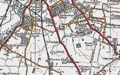 Old map of West Knighton in 1921