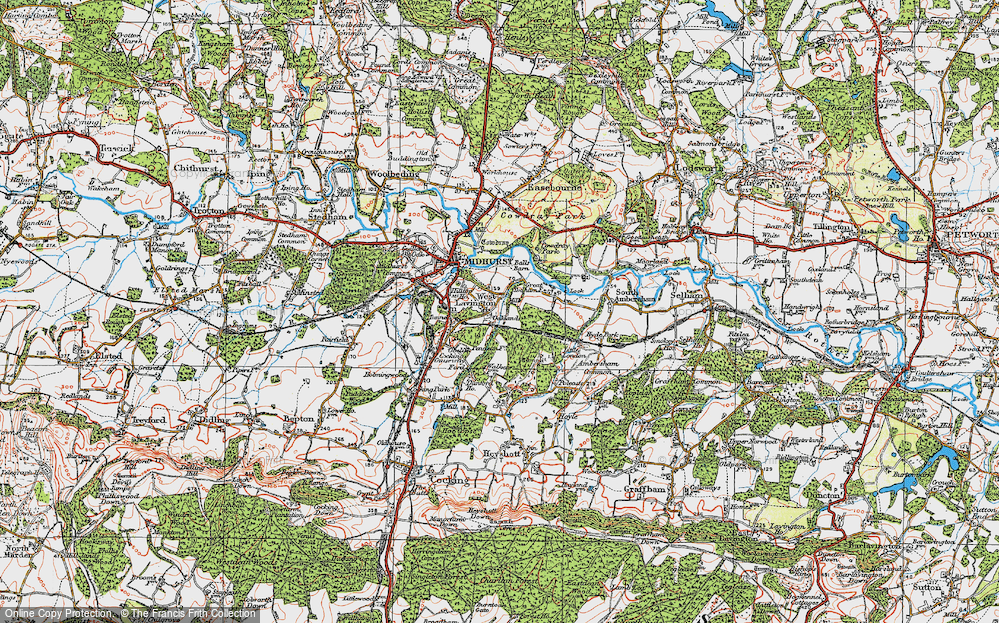 Old Map of West Lavington, 1919 in 1919