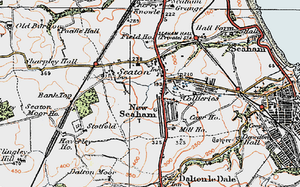 Old map of West Lea in 1925
