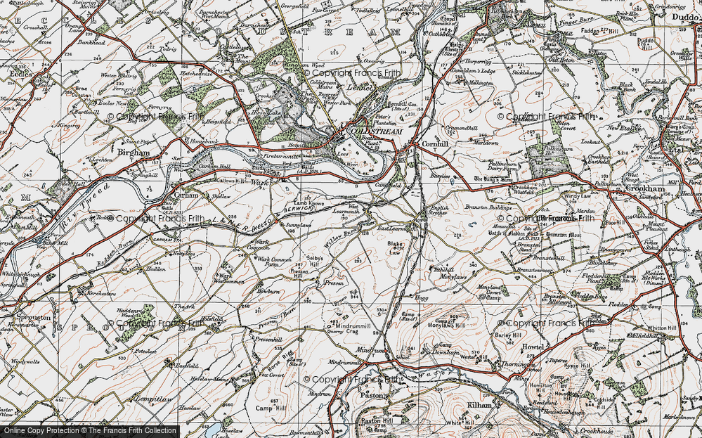 Old Map of West Learmouth, 1926 in 1926
