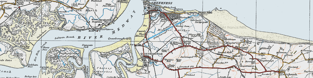 Old map of Lappel, The in 1921