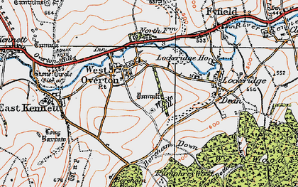 Old map of Boreham Wood in 1919