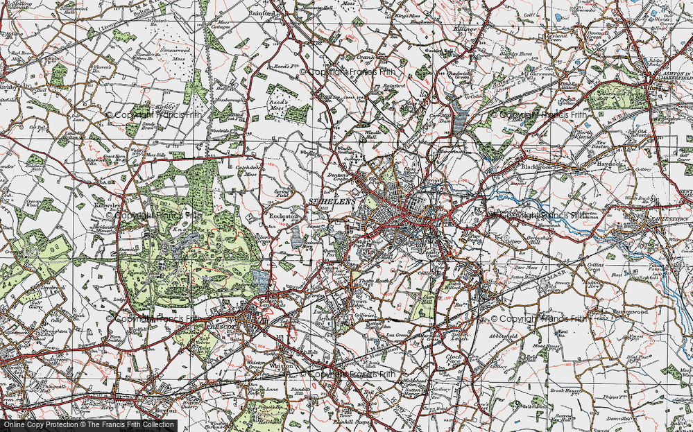 Old Map of West Park, 1923 in 1923