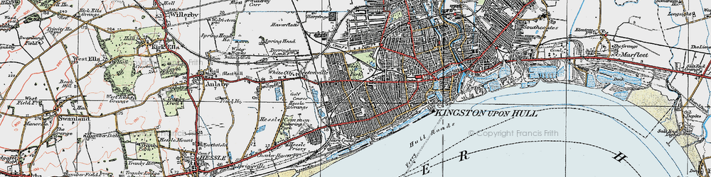 Old map of West Park in 1924