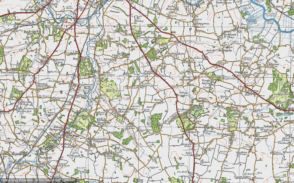 West Poringland, 1922