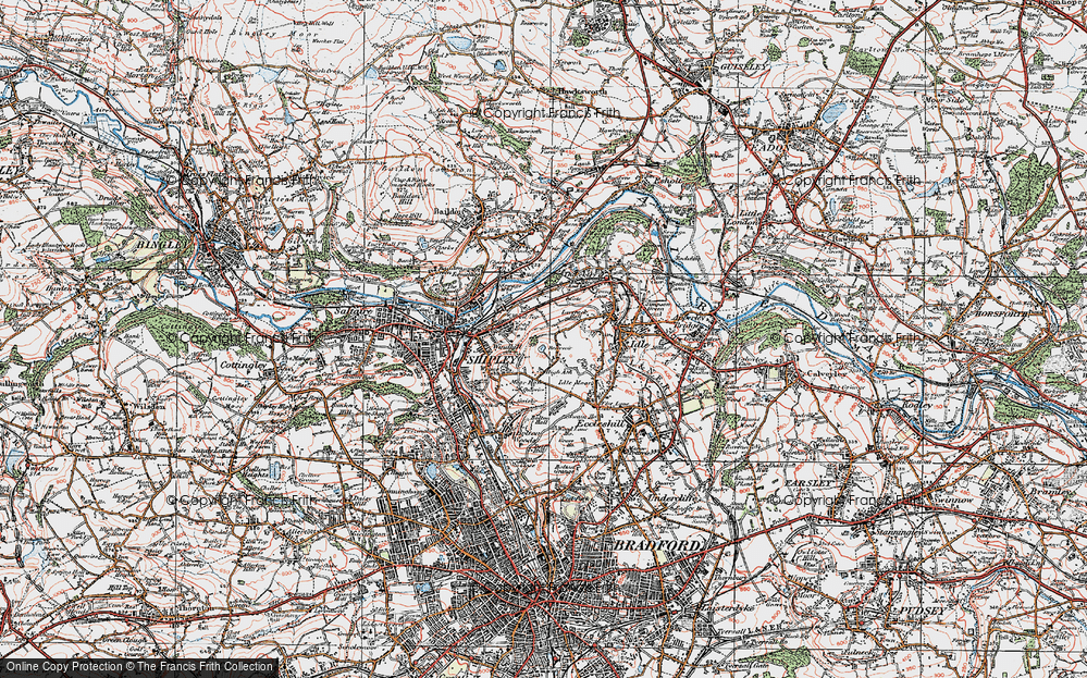 Old Map of West Royd, 1925 in 1925