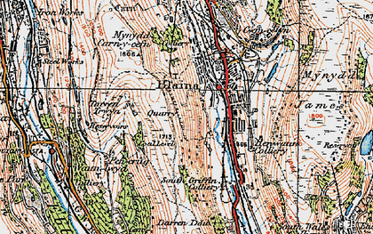 Old map of West Side in 1919