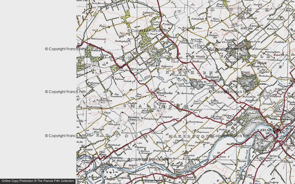 Old Map of West Third, 1926 in 1926