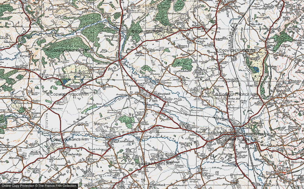 Old Map of West Town, 1920 in 1920