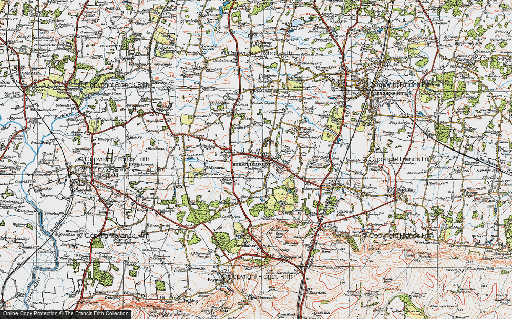 Old Map of West Town, 1920 in 1920