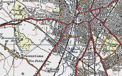 Old map of Westcotes in 1921