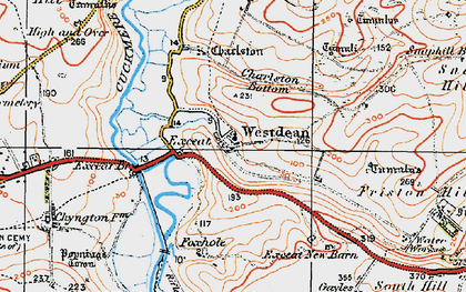Old map of Westdean in 1920